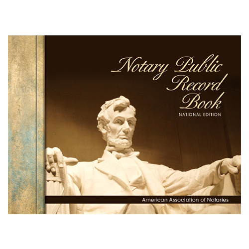 Louisiana Perfectly Bound Notary Public Journal (Record Book) - Lincoln Memorial Cover