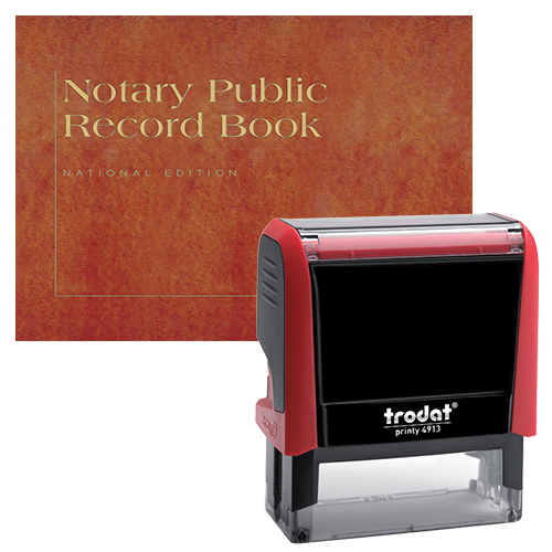 Louisiana Notary Supplies Basic Package Notary Supplies Value Package (All States) - Includes P4 Notary Stamp
