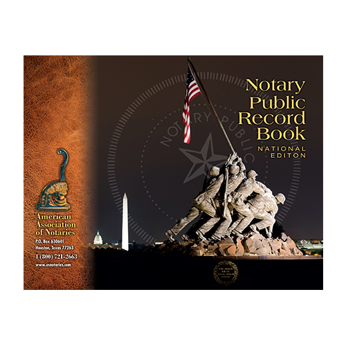 Louisiana Notary Public Journal (Record Book) - War Memorial Cover