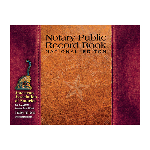 Louisiana Notary Public Journal (Record Book) - Leatherette Style Cover