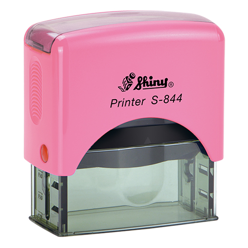 Louisiana Notary Stamp - Shiny S844 (Pink)