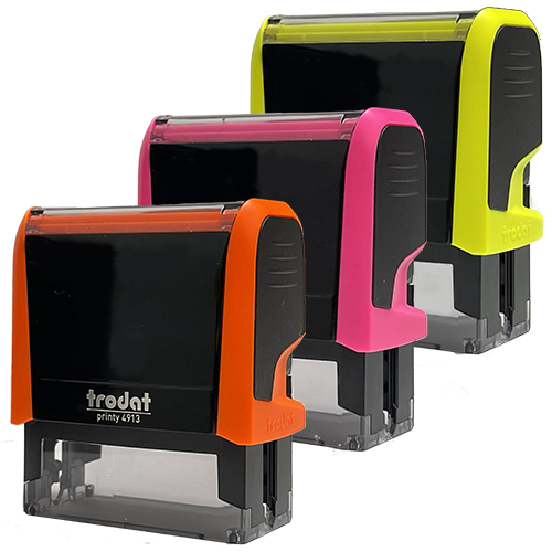 Hubco Purple S-844 Self-Inking Notary Stamp - Indiana State Compliant