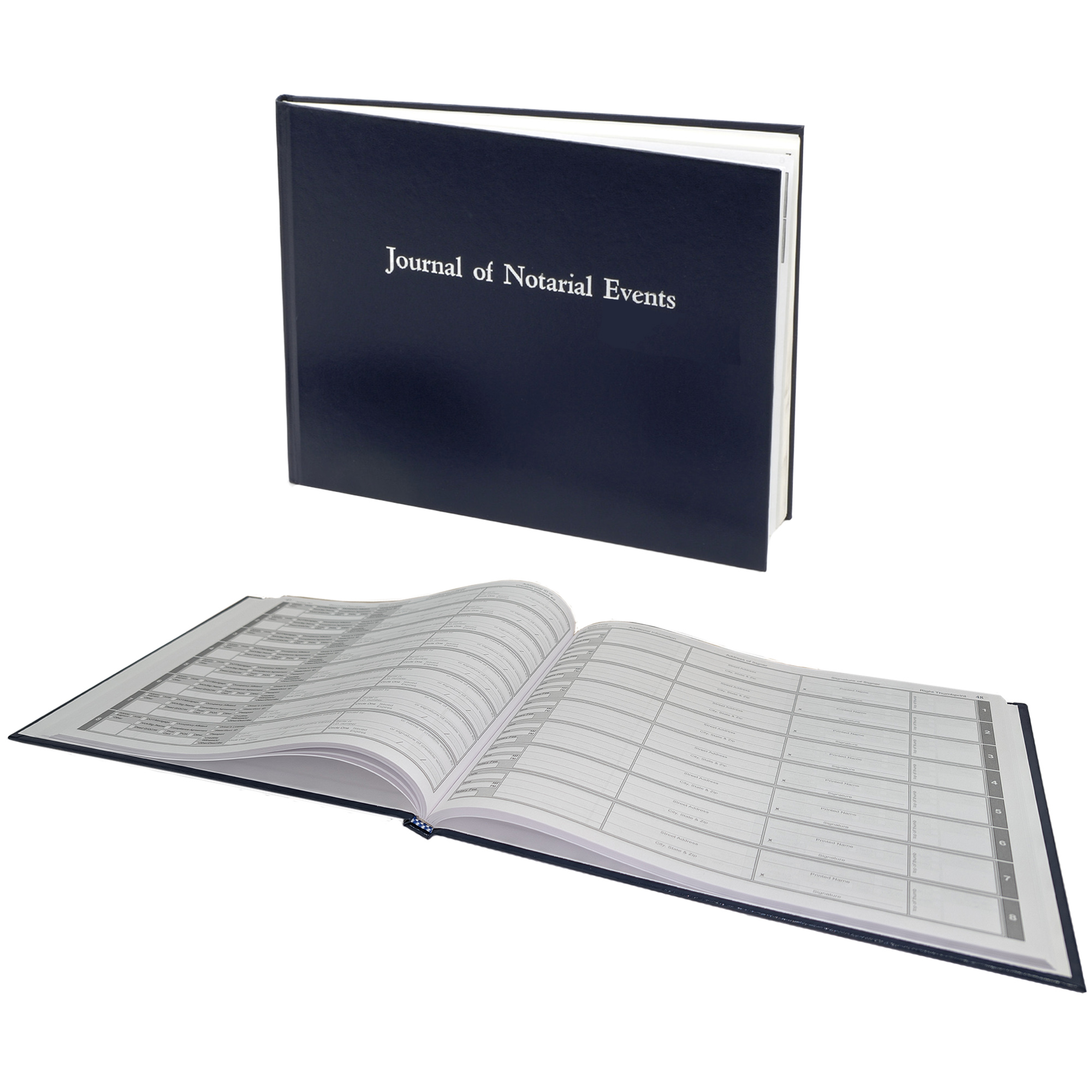 Louisiana Hard Cover Notary Public Journal - 488 Entries