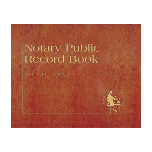 Louisiana Notary Public Journal (Record Book) - Traditional Brown Cover