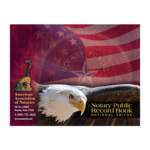 Louisiana Notary Public Journal (Record Book) - Eagle & U.S. Flag Cover